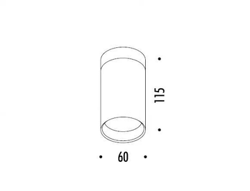 DOT PL 51 - LED ceiling spotlight by DAVIDE GROPPI - view 3